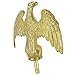 Yescom Handcrafted Gold Eagle Finial Flagpole Plastic Top for 20'/25'/30' Telescopic Outdoor Yard Garden Flag Pole