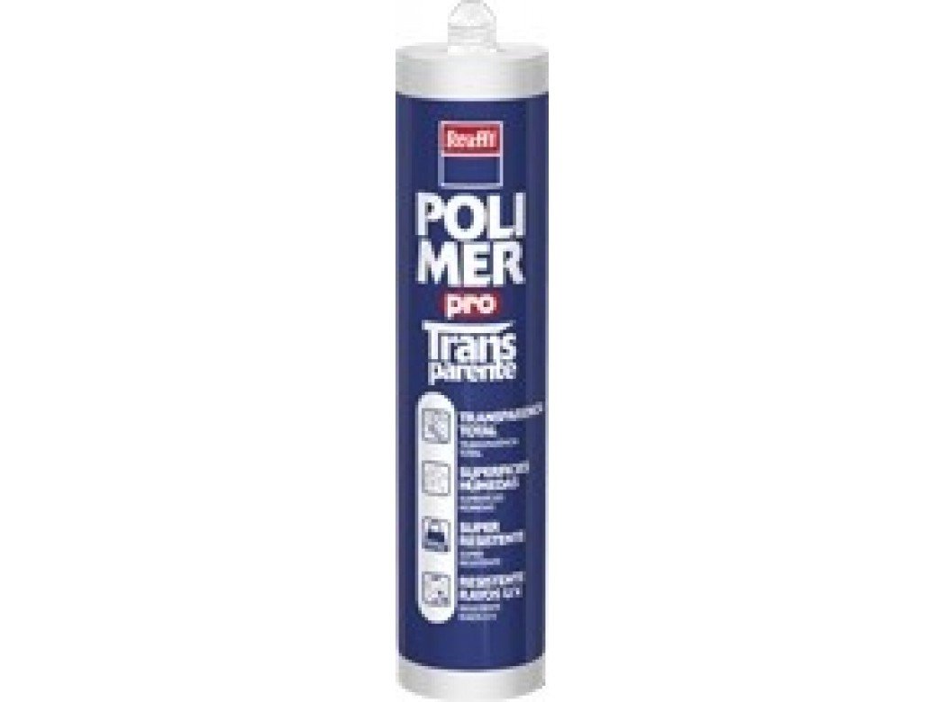 Poliflex Pro Polyurethane Sealant Cartridge, Transparent, 290 Ml,