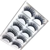 NewKelly Luxury 3D False Lashes Fluffy Strip Eyelashes Long Natural Party