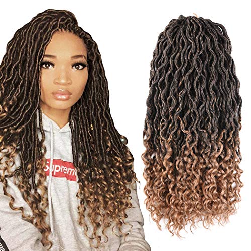Goddess Faux Locs Crochet Hair Braids Synthetic Braiding Hair