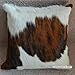 TriColor Cowhide Pillowcase Cow Hide Skin