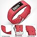 SKYLET Compatible with Garmin Vivofit Bands, Colorful Silicone Replacement Band Compatible with Garmin Vivofit 1 Wristband with Metal Buckle (No Tracker)