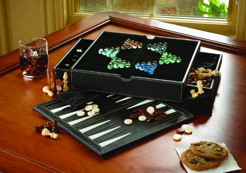 Mainstreet Classics Broadway 5-in-1 Combo Board Game Set