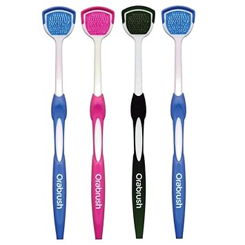 Orab Rush Tongue Cleaner, 4 Count by 