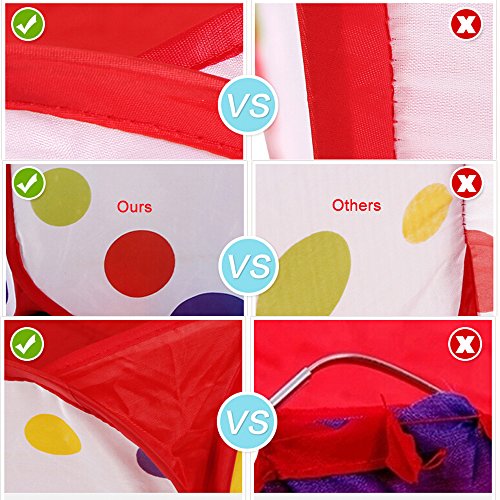 image for EocuSun Kids Ball Pit Tent-Toddler Ball Pit Playpen with Zippered Stor