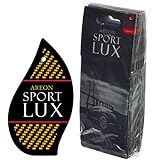 Areon Sport LUX Quality Perfume/Cologne Cardboard Car &amp; Home Air Freshener, Silver (Pack of 12)