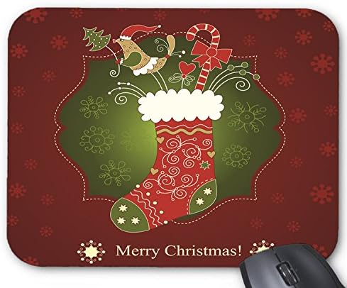 Beautiful Christmas Greeting Cards Piling Design mouse pad
