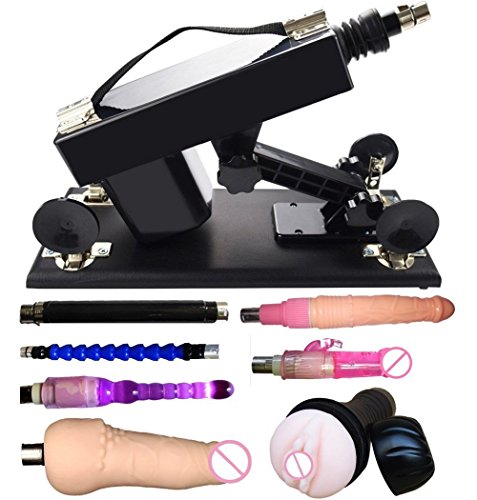 KISSBRIGHT Sex Machine Gun With Dildos for Female G-Spot Stimulation Male Masturbation Cup and Anal Plug for Men Masturb
