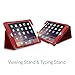 CaseCrown Bold Standby Pro Case for iPad Air - [Corner Protection] Auto Wake/Sleep, Hand Grip, Multi-Angle Viewing Stand (Compatible with iPad 9.7 2018/2017) - Red