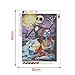 FLPTHQQ Wivily 5D DIY Diamond Painting Rhinestone Flowers of Crystals Embroidery Kits Arts, Crafts & Sewing Cross Stitch - Full Drill Halloween Skeleton No.A170
