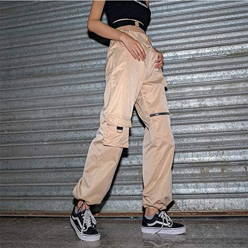 beige cargo joggers womens
