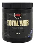 Redcon1 Total War Fully Dosed Pre Workout Complex - NET WT. 14.14oz (400.9G) (Blue Raspberry)