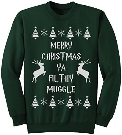Reverb Clothing Mens Women Merry Christmas yA Filthy Muggle Jumper Sweatshirt New S-XXL