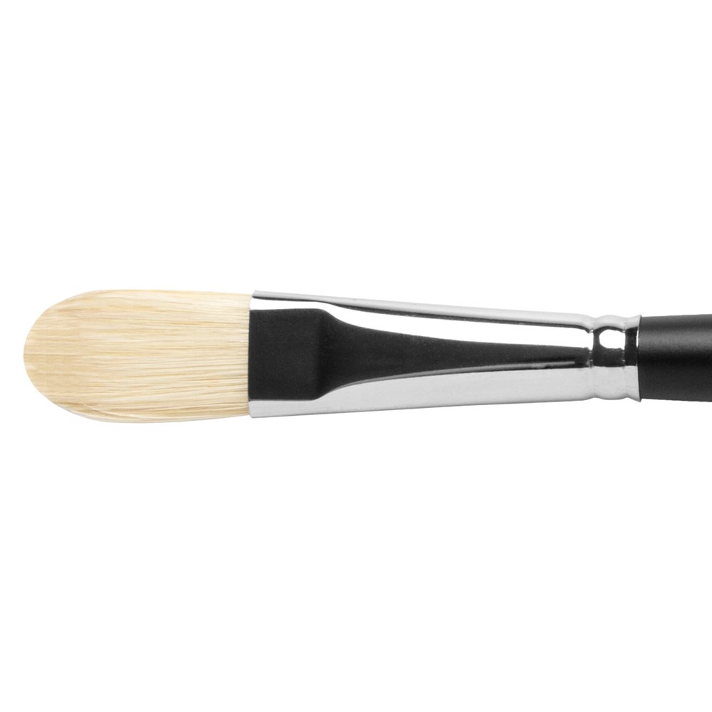 Jackson's : Shiro : Professional Hog Bristle Hair Brush : Filbert : No.10