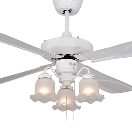 Wolland 42 Vintage Led Ceiling Fan With 4 Light Fixture And 4