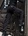 FREE SOLDIER Outdoor Men Teflon Scratch-Resistant Pants Four Seasons Hiking Climbing Tactical Trousers(Black 39W / X-Large)