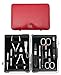 3 Swords Germany - brand quality 11 piece manicure pedicure grooming kit set for professional finger & toe nail care scissors clipper fashion leather case in gift box, Made by 3 Swords (03768)