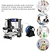 ALUNAR 3D Printer DIY Prusa I3 Kit Mini Self-Assembly Desktop FDM 3D Printing Machine with Heated Bed Build Plate SD Card 1 Roll 1.75mm PLA 3D Filament A6