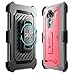 LG G4 Case, SUPCASE Full-Body Rugged Holster Case with Built-in Screen Protector for LG G4 2015 Release, Unicorn Beetle PRO Series - Retail Package (Pink/Gray)