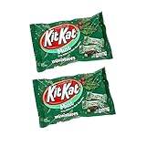 Kit Kat Mint Dark Chocolate Miniatures Wafers, 10 ounce Bags (Pack of 2)
