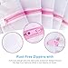 SLEPL 7Pcs Mesh Laundry Bags,Travel Storage Organize,Laundry Bra Lingerie Mesh Wash Bags for Blouse, Bra, Hosiery, Stocking, Underwear,