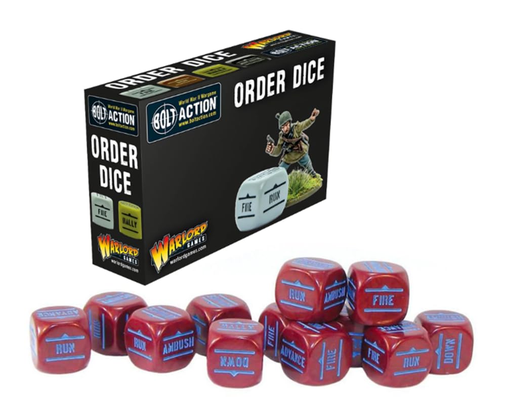 Maroon Order Dice for Bolt Action