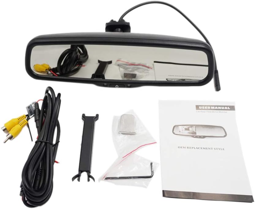 Cimoto 4.3 Car Auto Dimming Rear View Mirror Monitor TFT LCD Monitor Built-In Special Bracket