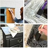Shabby Chic Furniture Paint Liquorice Black 250 ml Chalk Based Non Sanded view 7