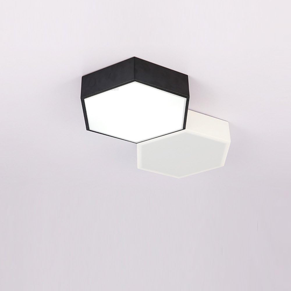 Modern Hexagonal LED Bedroom Ceiling Lamp Group Study Room
