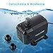 PEDY Water Pump, 400GPH (1500L/H) Submersible Water Pump For Pond, Aquarium, Fish Tank Fountain Water Quiet Pump Hydroponics, 15W