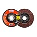 Luckyway 20-Piece 4-1/2 x 7/8 Inch T29 Aluminium Oxide Grinding Wheel Flap Disc, Including 40/60/80/120 Grits