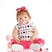 Reborn Baby Doll realistic baby dolls Vinyl Silicone Babies 22inch 55cm Doll Newborn real baby doll Free Pacifier Dot nifty suit