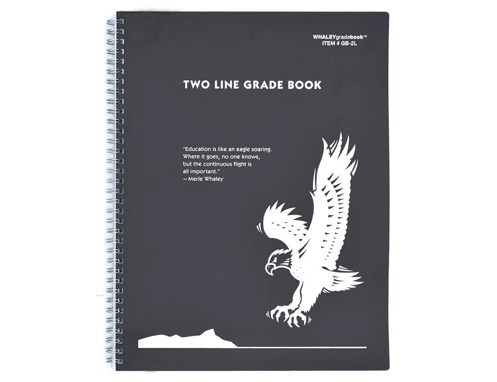 Whaley Gradebook (9 x 12 inches) 2-Line Grade And