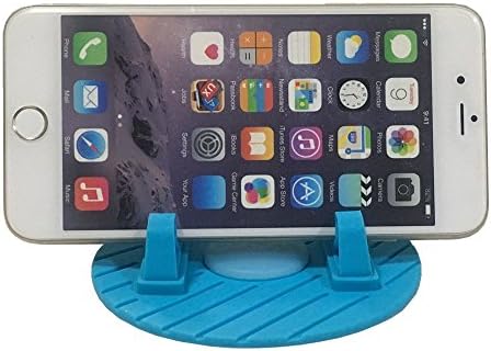 Cellphone Car Holder Silicone Anti-Slip Pad Dash Mat Car Mount Phone Stents Car Cradle Dock For iPhone Samsung GPS Smartphones (Blue)