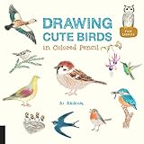 Drawing Cute Birds in Colored Pencil by Ai Akikusa