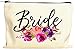 Bride Makeup Bag, Bride Gift, Bride Cosmetic Bag, Engagement Gift, Bride Gift Bag, Miss To Mrs, Bridal Shower, Engagement Gift