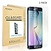 [2 Pack] “Samsung Galaxy S6 Edge Plus” Screen Protector, NOKEA Full Screen Coverage [9H Hardness] [Crystal Clear] [Easy Bubble-Free Installation] [Scratch Resist] Tempered Glass (for S6 Edge Plus)