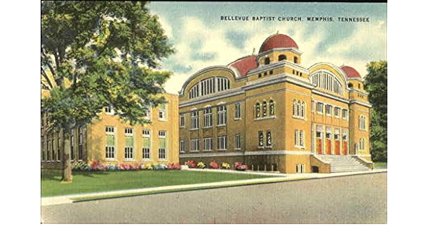 Bellevue Baptist Church Memphis Tennessee Tn Original Vintage Postcard At Amazon S Entertainment Collectibles Store