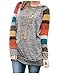 OMEYA.WANSHIDA. Women's Cotton Knitted Long Sleeve Lightweight Tunic Sweatshirt Tops