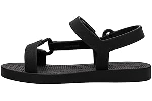 mini melissa Sun Downtown Sandals for Babies & Toddles & Big Kids - Jelly Sandals for Girls w/Adjustable Ankle Strap, Kids Jelly Shoes