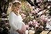 Maternity White Gowns Split Front Photography Dress for Photo Shoot,White,Medium