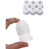 Large Couplers for Piping Bags,Easy Switching for Piping Tip 1M, 2D, 2F, 124K, 125K, 126K, 4B, 6B, 1A,2A,3A,6 Pcs