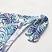 MOOSKINI Womens Sexy Padded Push-up Leaves Printing Bikini Set Two Pieces Swimsuit (M, White)
