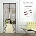WENFENG Magnetic Screen Door with Heavy Duty Mesh Curtain, Mesh Bug Screen Door with Magnets,Full Frame Curtain Fits Door Size up to 34