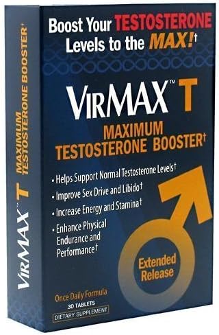 Virmax VirMax T Testoserone Booster - 30 Tablets by VirMax
