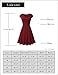Laksmi Women's v-Neck Solid Short-Sleeve Knee Fit-and-Flare Dress, Magenta, Medium