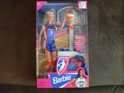 WNBA Basketball Blonde Barbie Doll by Mattel