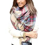 Dora Bridal Lady Women Blanket Oversized Tartan Scarf Wrap Shawl Plaid Cozy Checked Pashmina Dora Bridal Lady Women Blanket Oversized Tartan Scarf Wrap Shawl Plaid Cozy Checked Pashmina