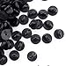 SUBANG 200 Pieces Rubber Pin Backs PVC Pin Keepers Lapel Pins Back Pins Safety Backs for Brooch Tie Hat Badge Insignia, Black