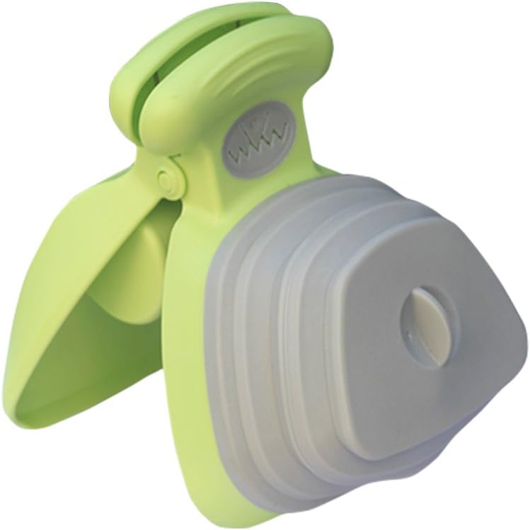 Dogs Pooper Scooper Portable with 15pcs Waste Bag Dispenser & Leash Clip Included Pet Handheld Pooper Scooper